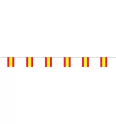 GUIRNALDA 10 MT. BANDERA ESPAÑA 60X40 CM.