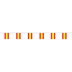 GUIRNALDA 10 MT. BANDERA ESPAÑA 60X40 CM.