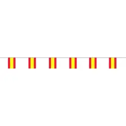 GUIRNALDA 10 MT. BANDERA ESPAÑA 60X40 CM.