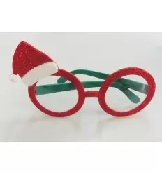GAFAS PAPA NOEL ESCARCHADAS