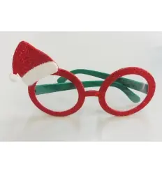 GAFAS PAPA NOEL ESCARCHADAS