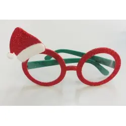 GAFAS PAPA NOEL ESCARCHADAS