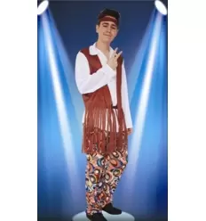 DISFRAZ HIPPIE ADULTO