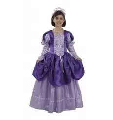 DÉGUISEMENT REINE VIOLETTE POUR ENFANTS
