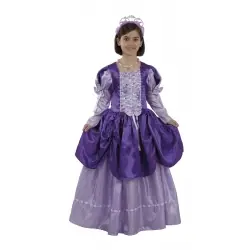 Déguisement reine violette pour enfants