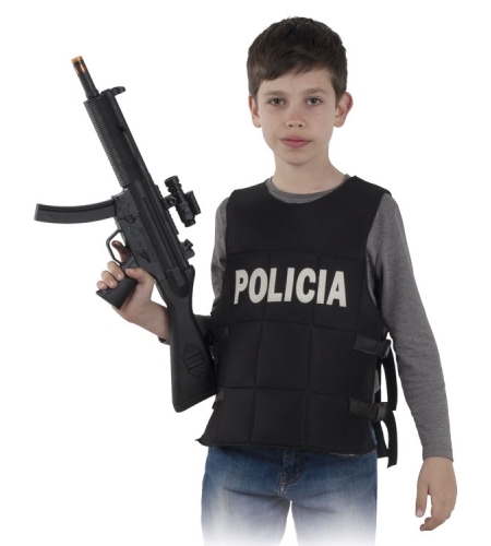 CHALECO DE POLICÍA INFANTIL - Tienda de Disfraces Online
