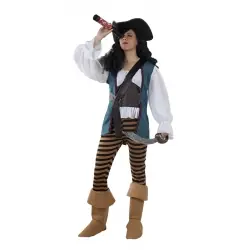 Disfraz piratesa mujer