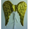 Alas de angel doradas pvc.
