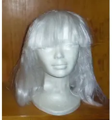 PELUCA CLEOPATRA BLANCA