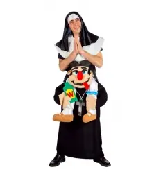 DISFRAZ CURA Y MONJA