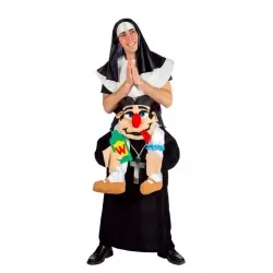 DISFRAZ CURA Y MONJA