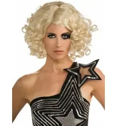 PELUCA LADY GAGA RIZADA