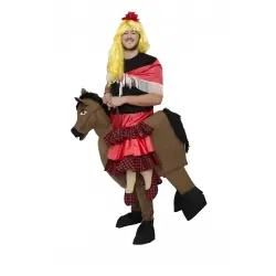 DISFRAZ ROCIERA A CABALLO