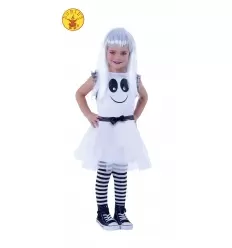 DISFRAZ FANTASMA CON OJOS MOVILES