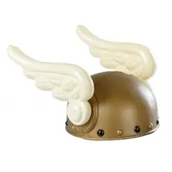 Casco vikingo con alas