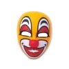 Clown wachstuch maske