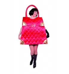 Déguisement de sac rouge adulte