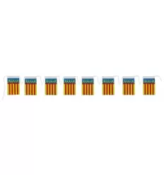 Bandera de plastico comunidad valenciana