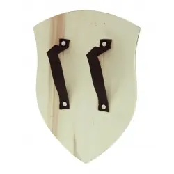 Escudo medieval rústico