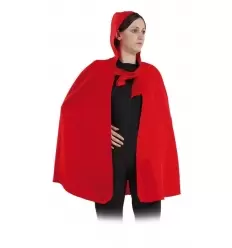 Capa roja con capucha - adulto