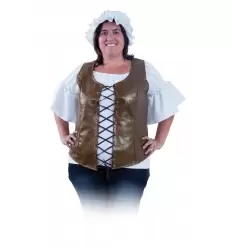 Chaleco mujer medieval