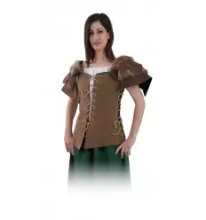 Chaleco medieval mujer