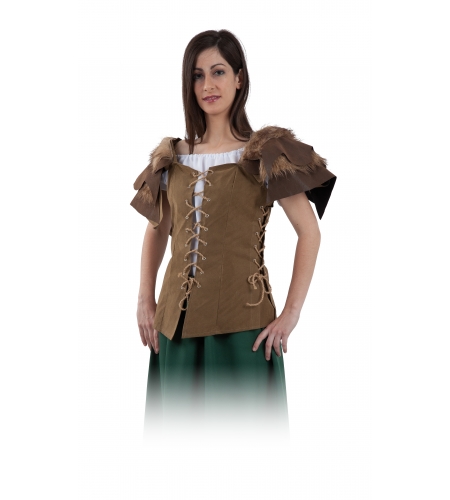 Chaleco Medieval Mujer.Confeccion Medieval - Disfraces Teular