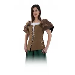 Gilet médiéval femme