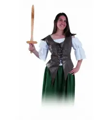 Colete de guerreiro medieval