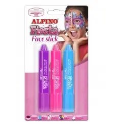 Conjunto face stick meninas 3 unids