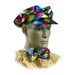 Gorra pajarita arlequina adulto