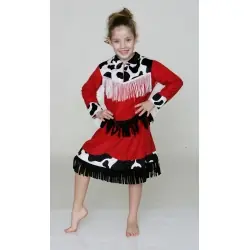 Rodeo cowgirl kids costume