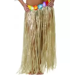 Falda hawai flores larga 90x90