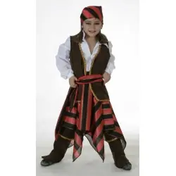 Disfraz corsaria infantil