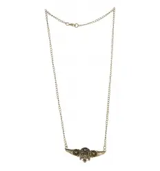 Pendente steampunk com asas de engrenagem