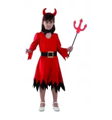 Vestido demónio menina.