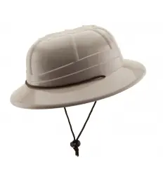 Chapéu de explorador de plástico