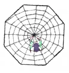 Teia de aranha para decoração