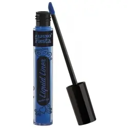 Maquillaje liquido azul con aplicador