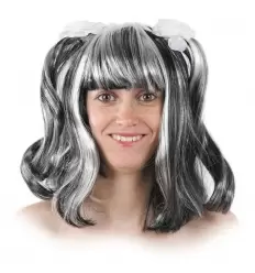 Peluca halloween flores