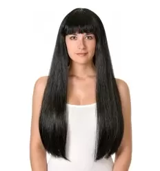 Peluca cleopatra larga