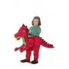 DISFRAZ DRAGON ROJO INFANTIL