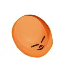 Bombin fieltro naranja halloween