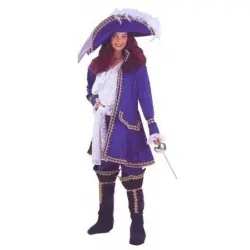 DÉguisement mousquetaire bleu