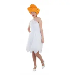 DISFRAZ MUJER DE LAS CAVERNAS BLANCO