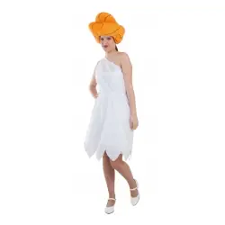 DISFRAZ MUJER DE LAS CAVERNAS BLANCO