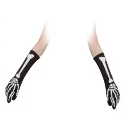 GUANTES ESQUELETO LARGOS