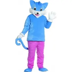 Disfraz gato con cabeza adulto