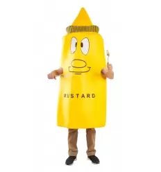 DISFRAZ BOTE DE MOSTAZA