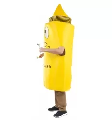 DISFRAZ BOTE DE MOSTAZA 2